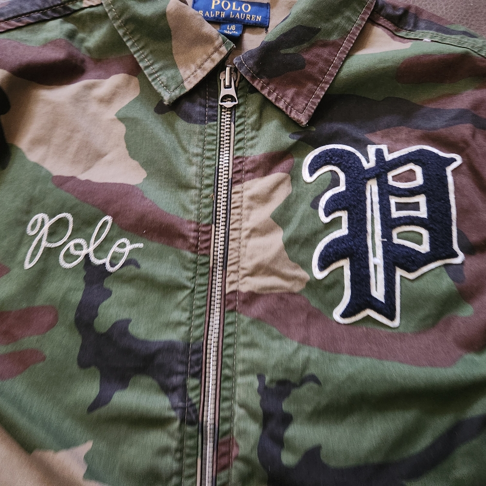 Boy Big Kid Ralph Lauren Camouflage Jacket, Size 14-16Y